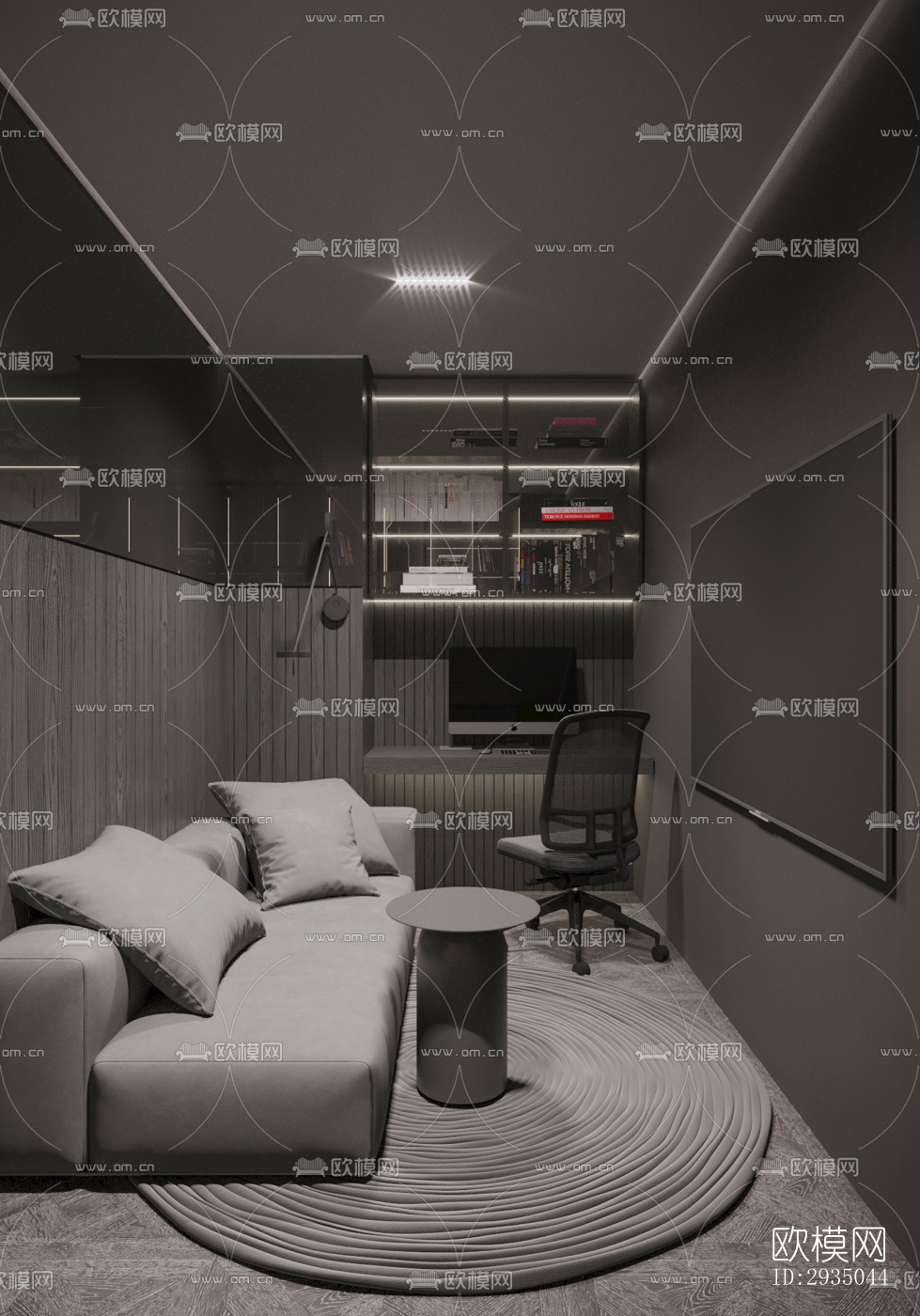 高级灰平层效果图下载（渲染图18）