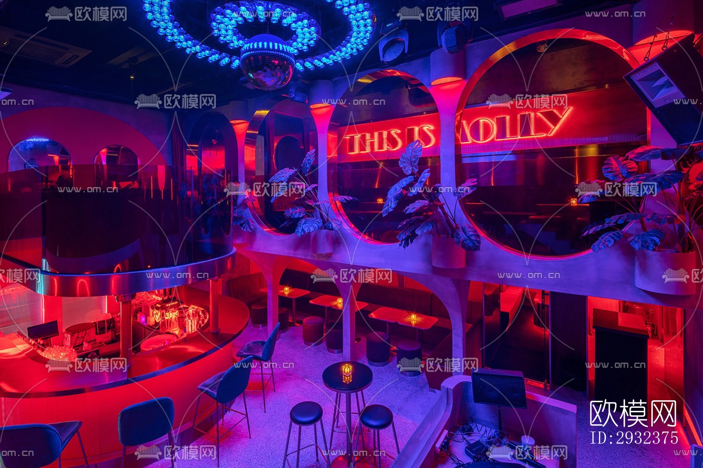 现代酒吧效果图下载（渲染图20）