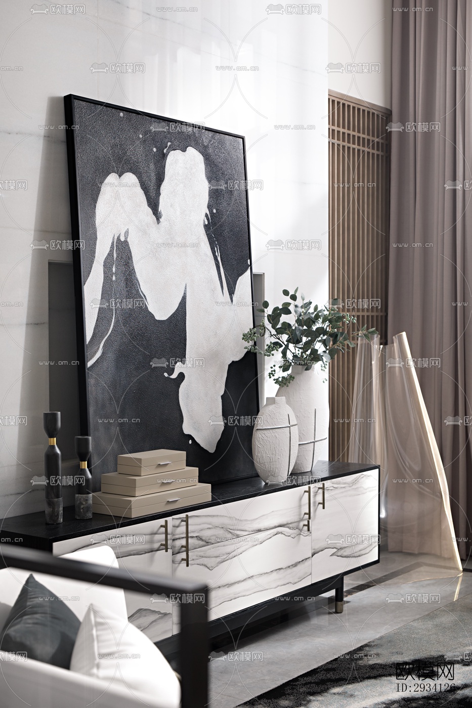 现代别墅效果图下载（渲染图15）