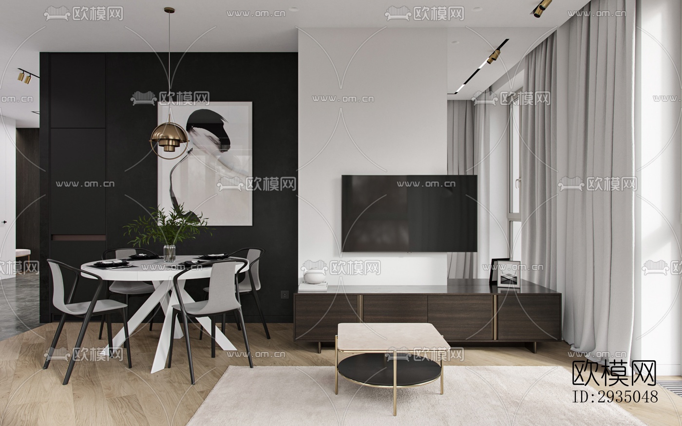 高级灰平层效果图下载（渲染图12）