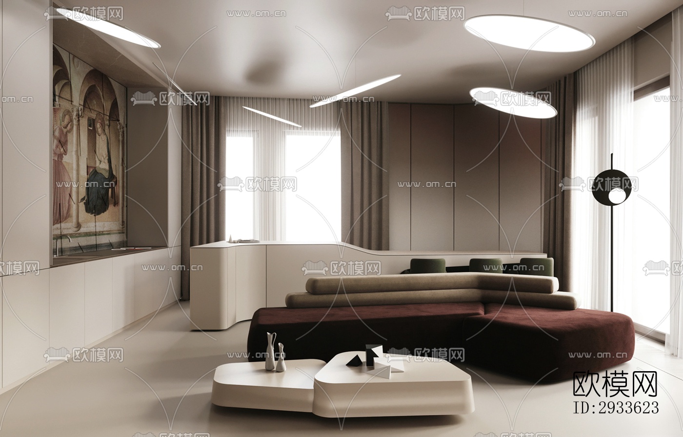 北欧公寓效果图下载（渲染图18）