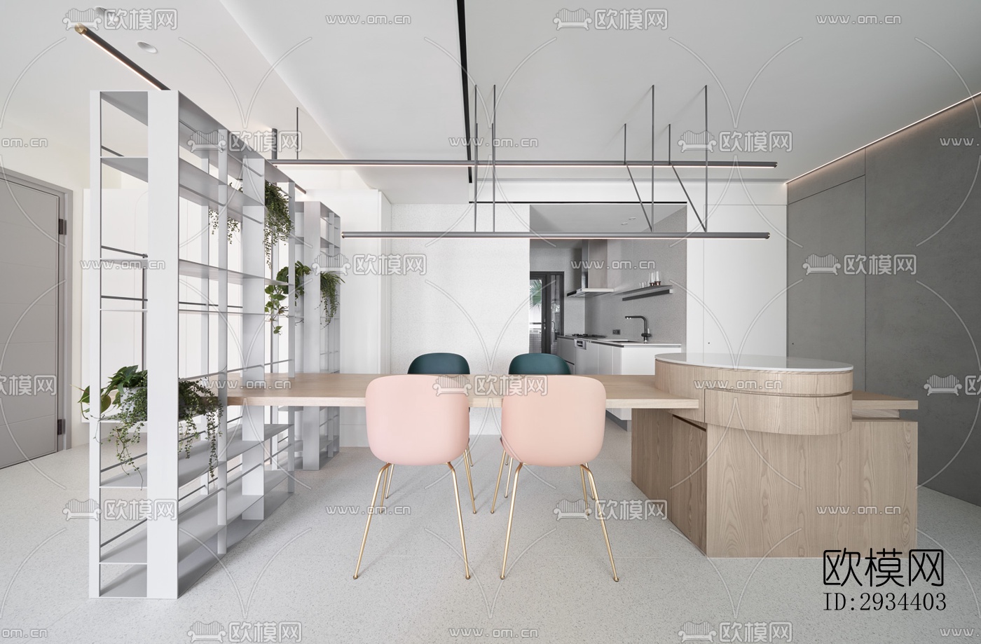 北欧平层效果图下载（渲染图15）