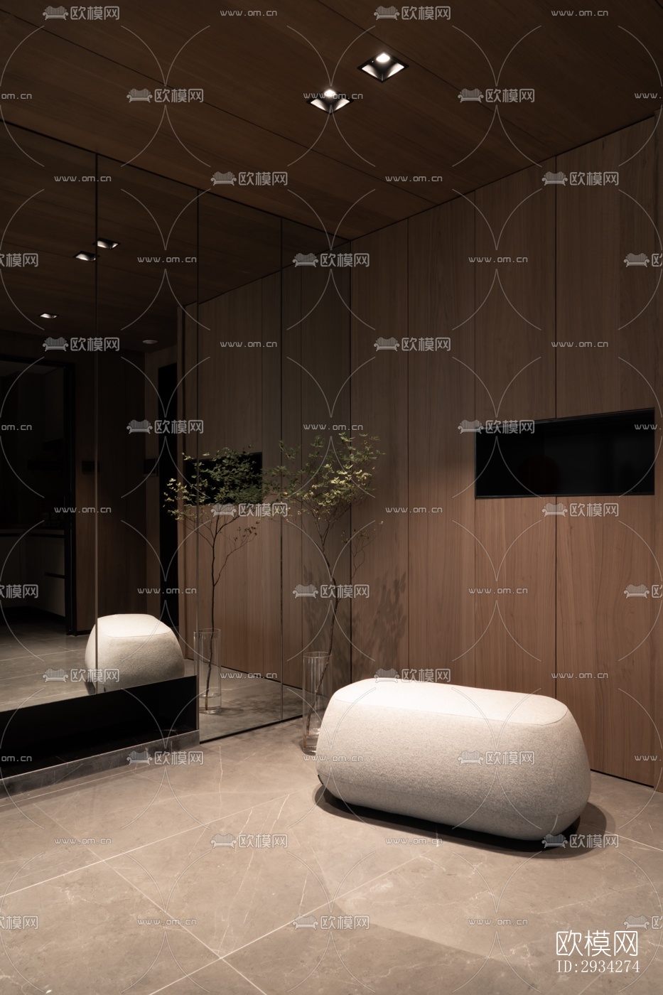 现代复式效果图下载（渲染图19）