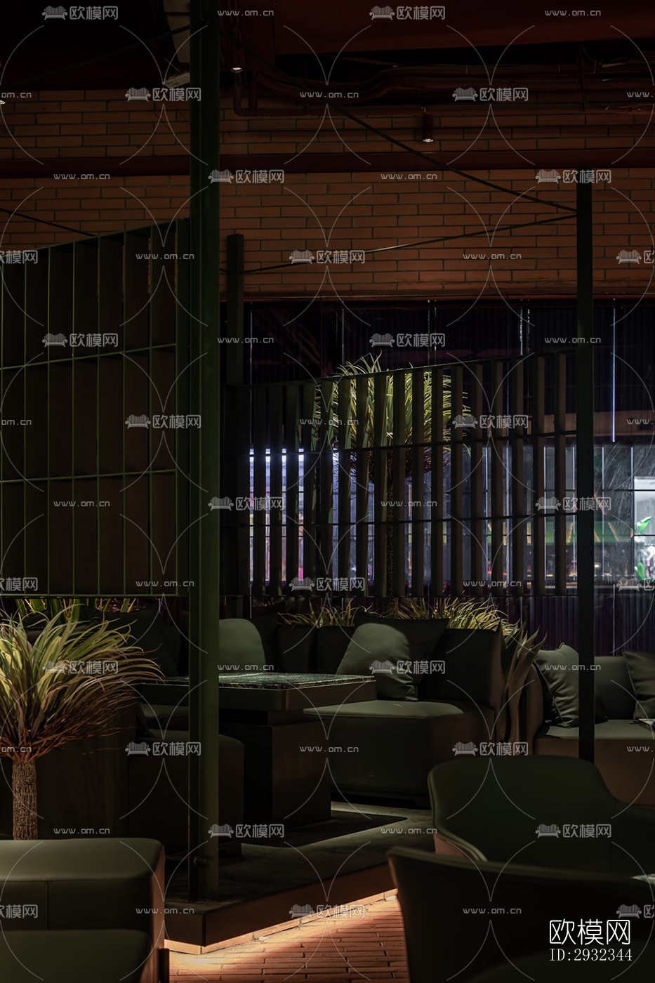 工业风酒吧效果图下载（渲染图3）