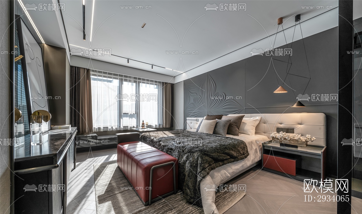 现代别墅效果图下载（渲染图3）