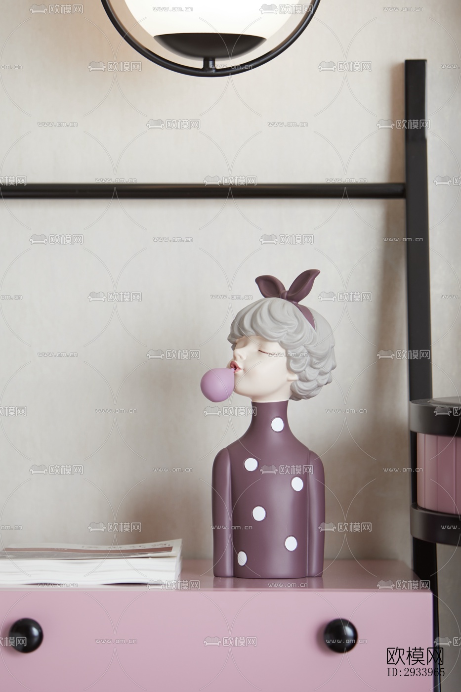 新中式别墅效果图下载（渲染图8）