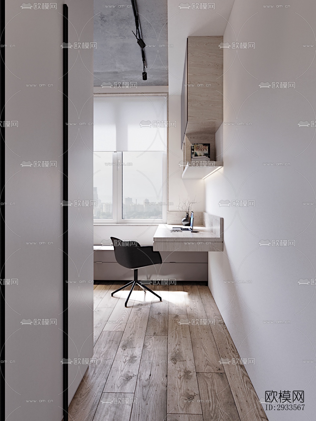 北欧公寓效果图下载（渲染图3）