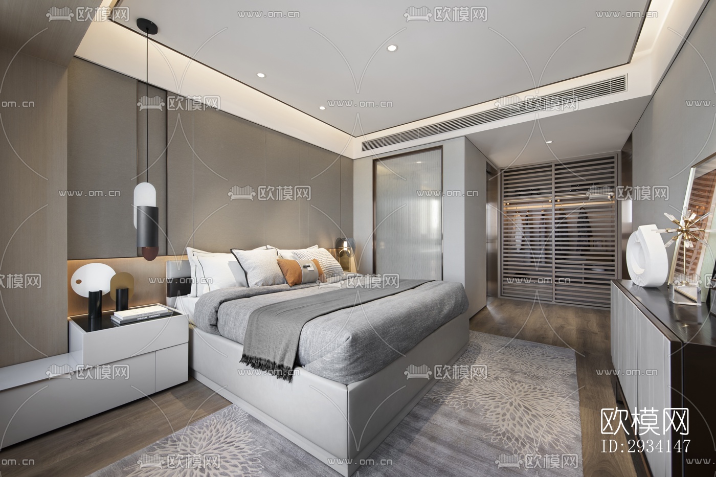 现代别墅效果图下载（渲染图8）