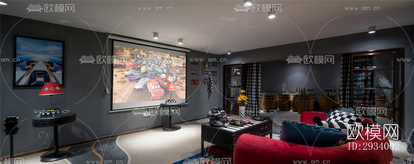 新中式别墅效果图下载（渲染图20）