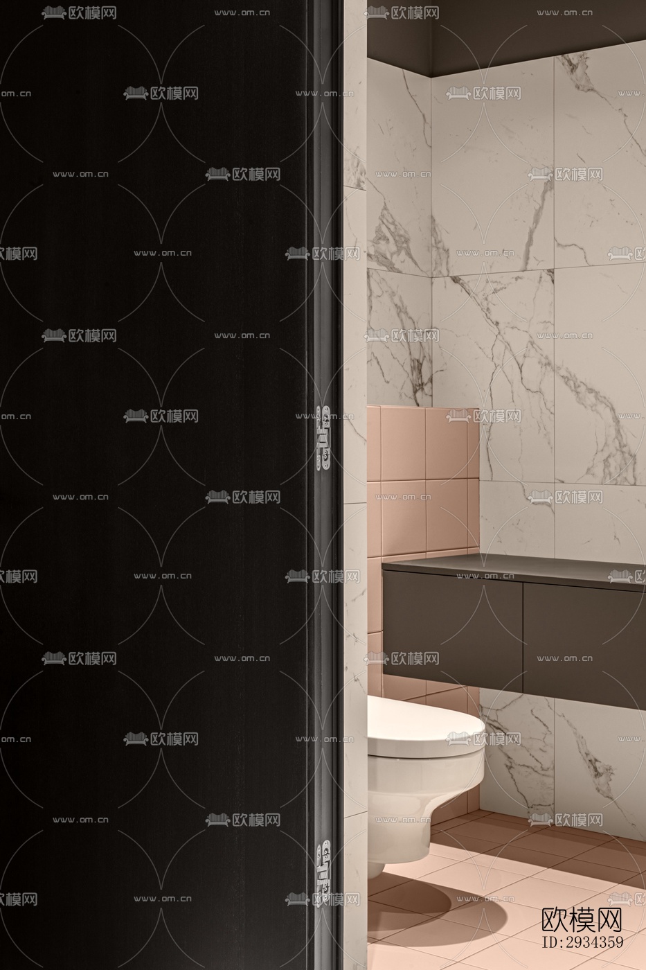 侘寂平层效果图下载（渲染图15）