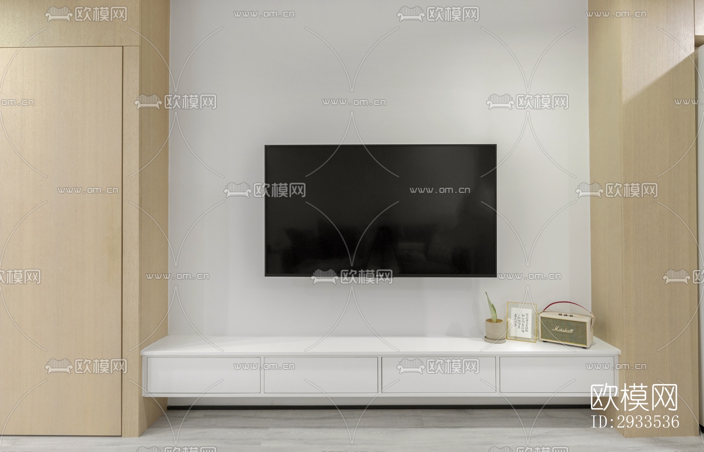 北欧公寓效果图下载（渲染图12）