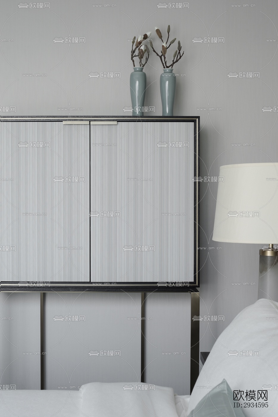 新中式平层效果图下载（渲染图10）