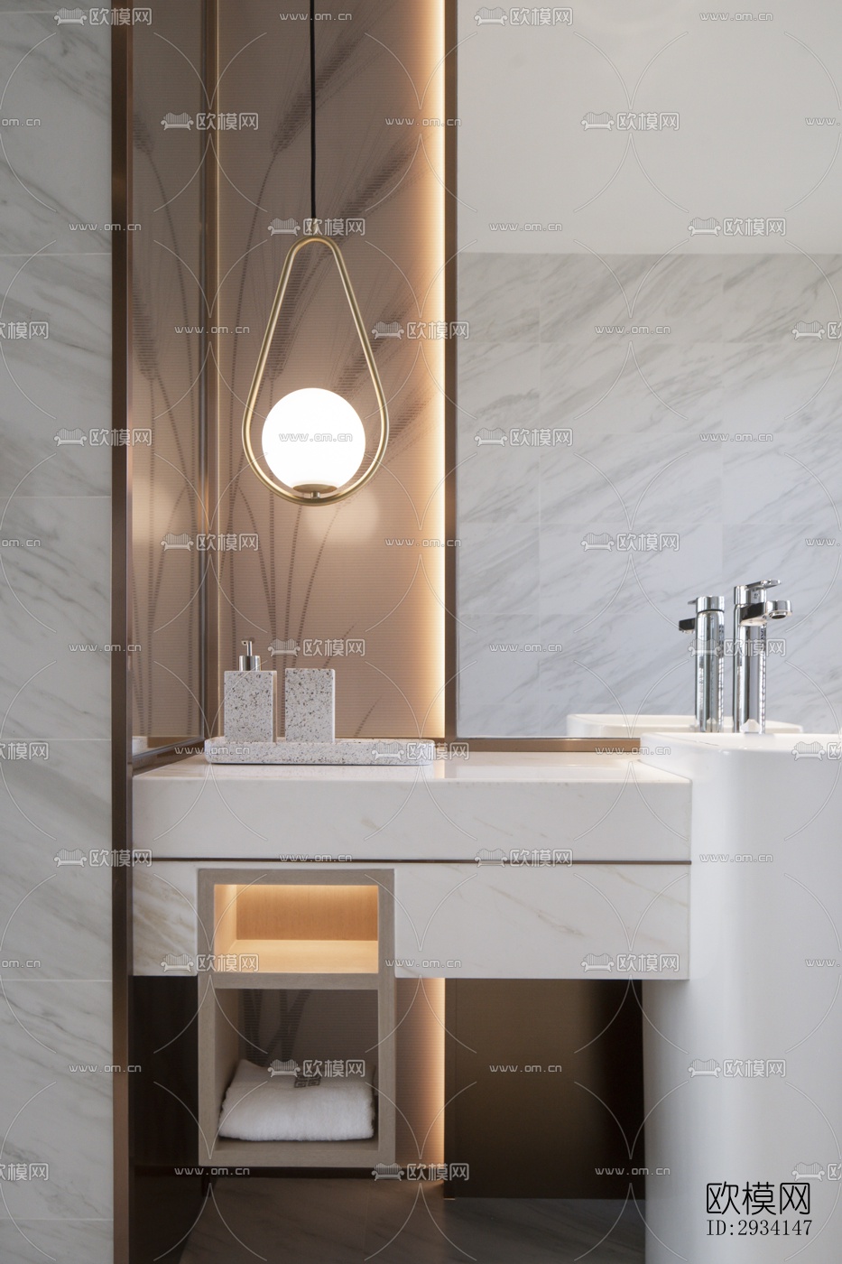 现代别墅效果图下载（渲染图7）