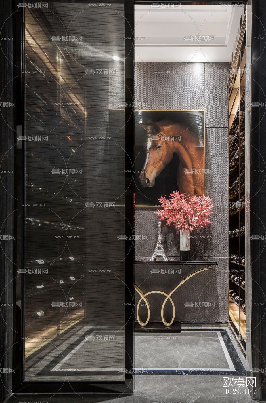 后现代平层效果图下载（渲染图11）