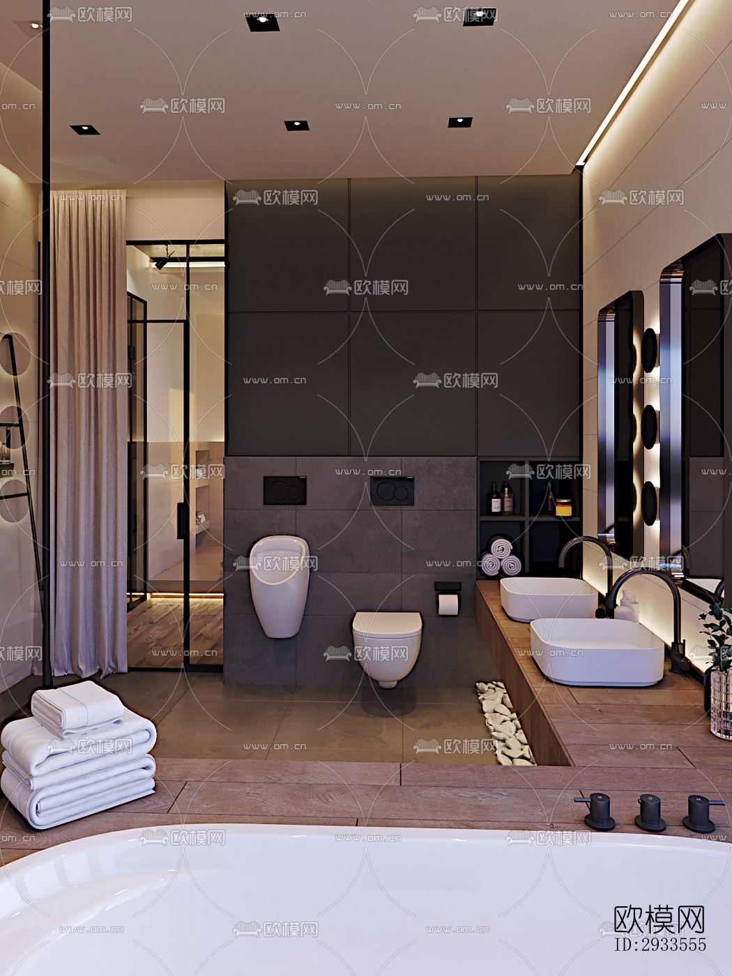 北欧公寓效果图下载（渲染图7）