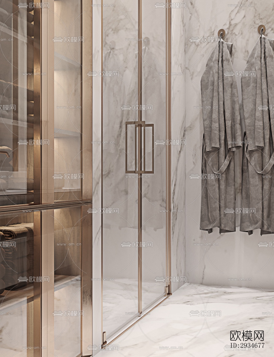 欧式平层效果图下载（渲染图11）