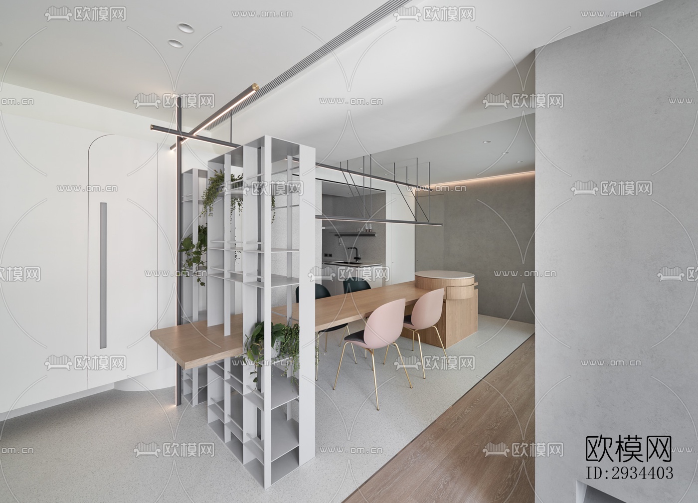 北欧平层效果图下载（渲染图16）