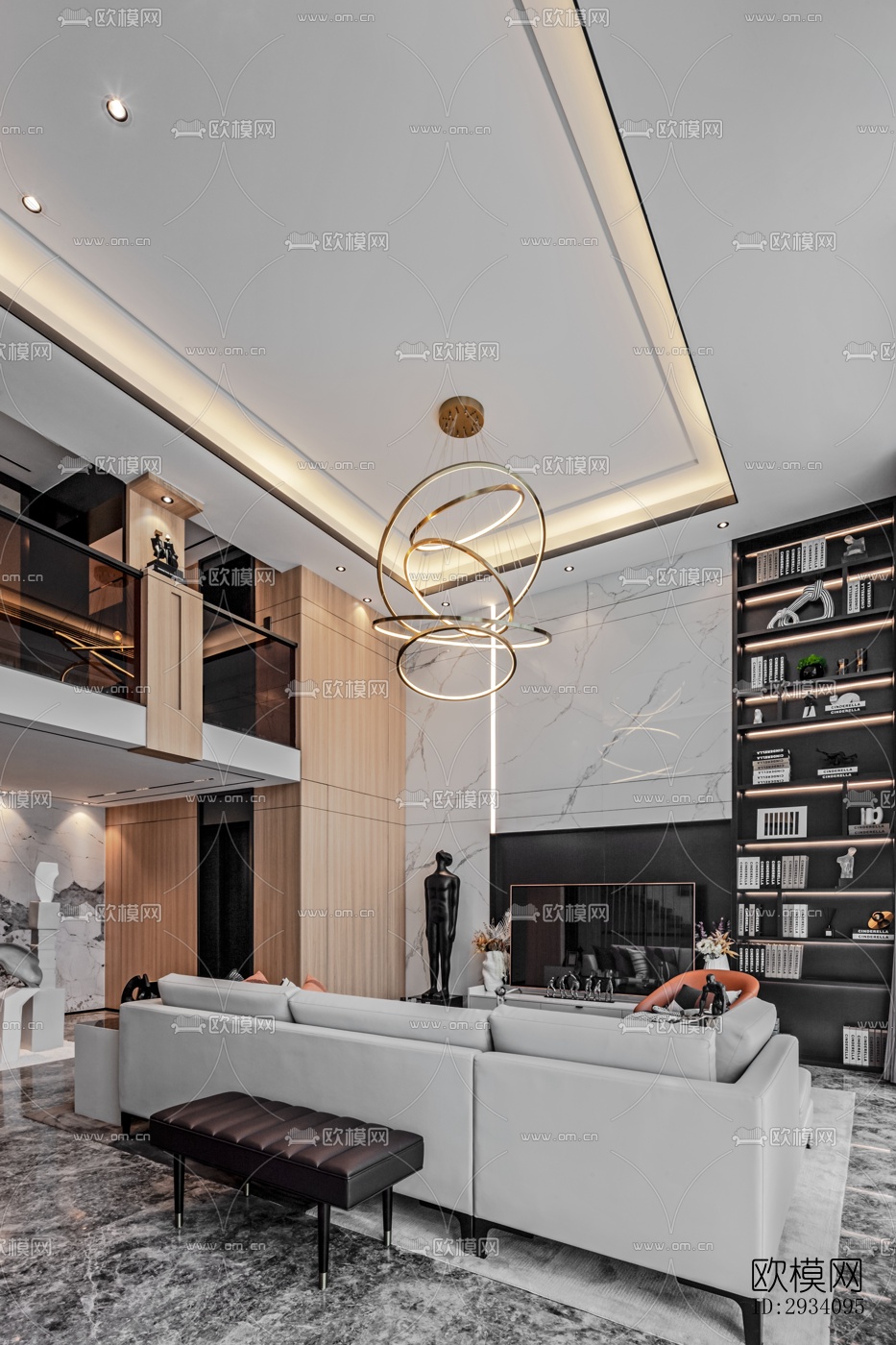 现代别墅效果图下载（渲染图15）