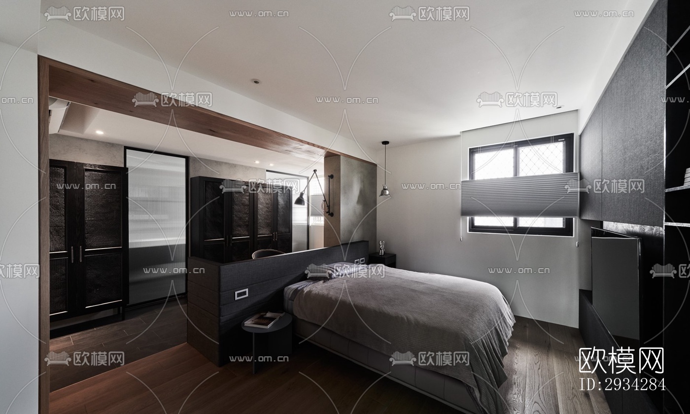 现代复式效果图下载（渲染图6）