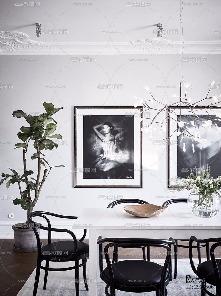 北欧公寓效果图下载（渲染图7）