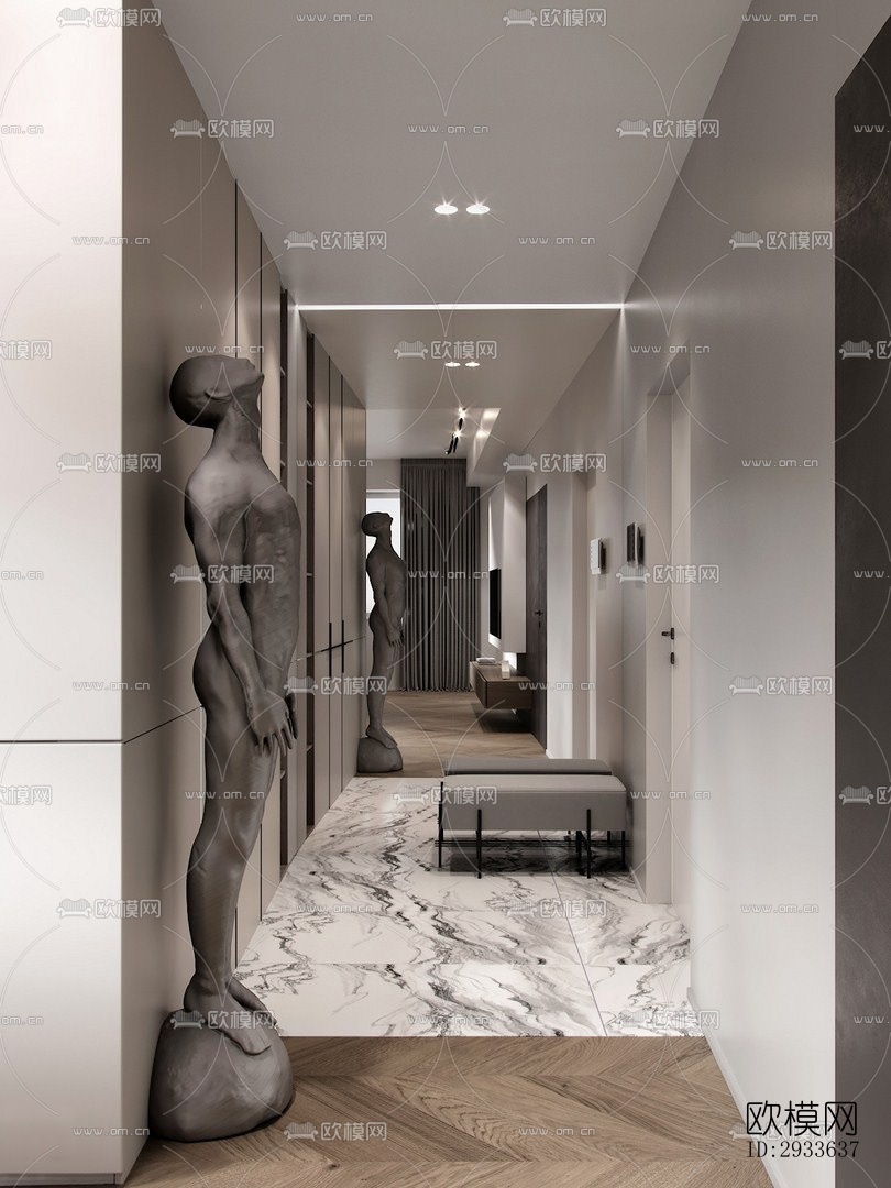 北欧公寓效果图下载（渲染图19）