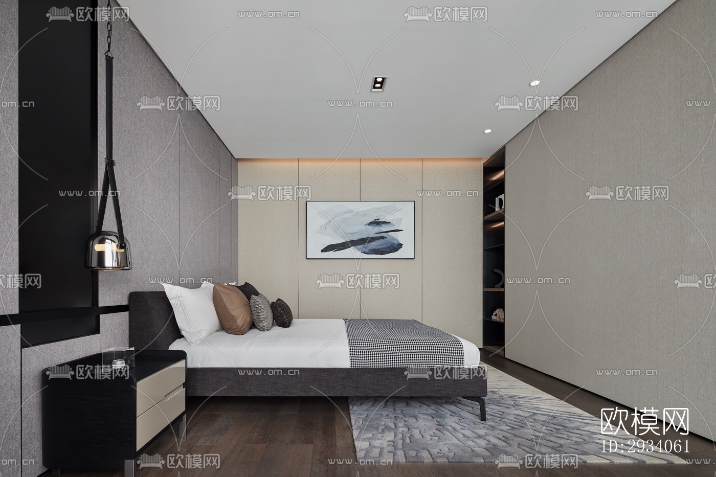 现代别墅效果图下载（渲染图7）