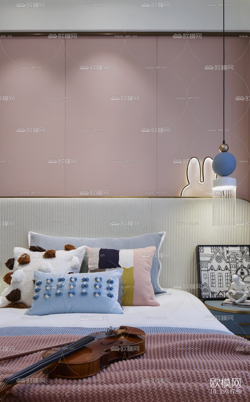 现代平层效果图下载（渲染图15）