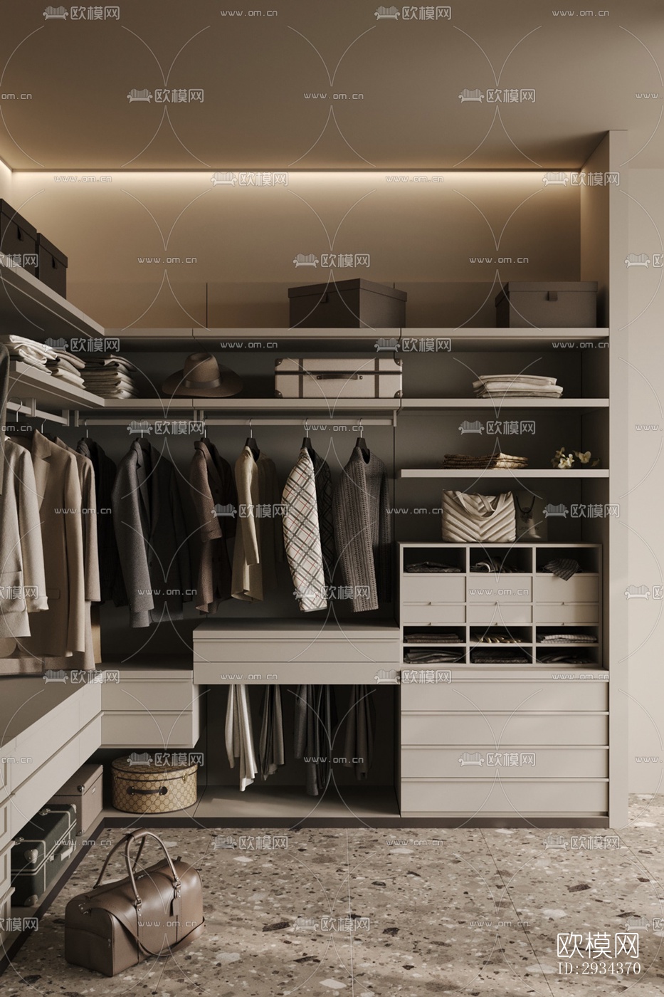 侘寂平层效果图下载（渲染图11）