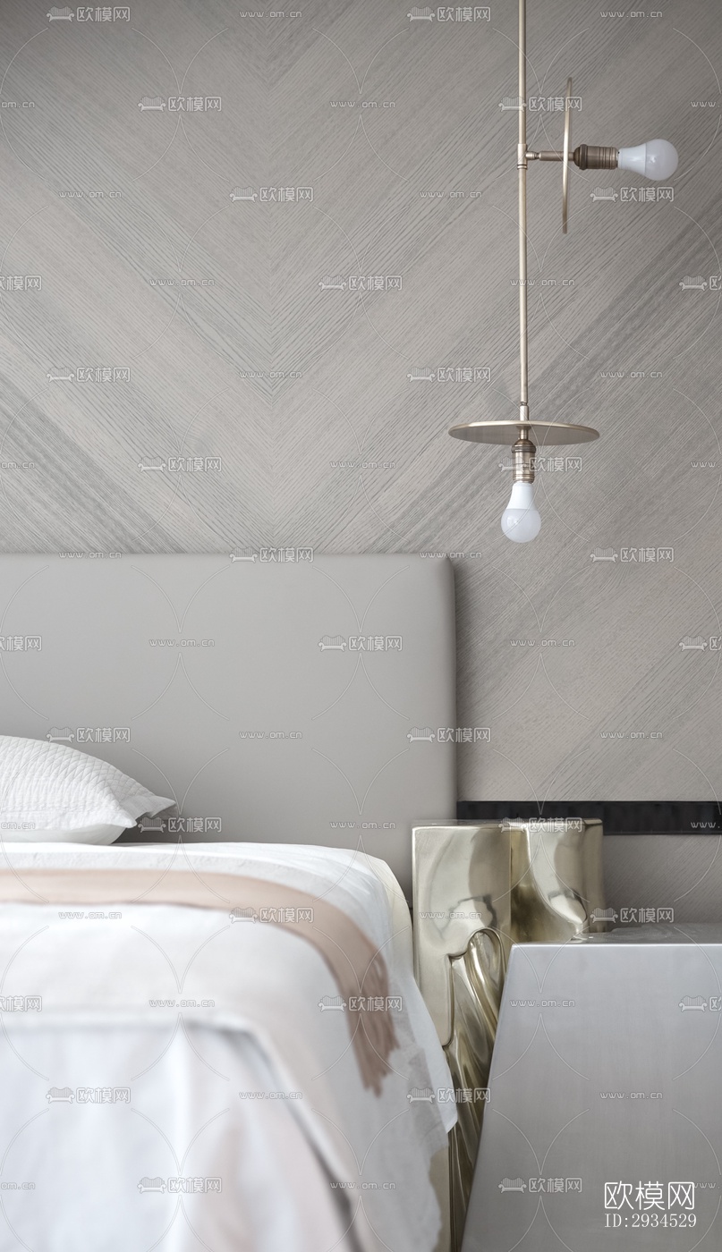 新中式平层效果图下载（渲染图11）