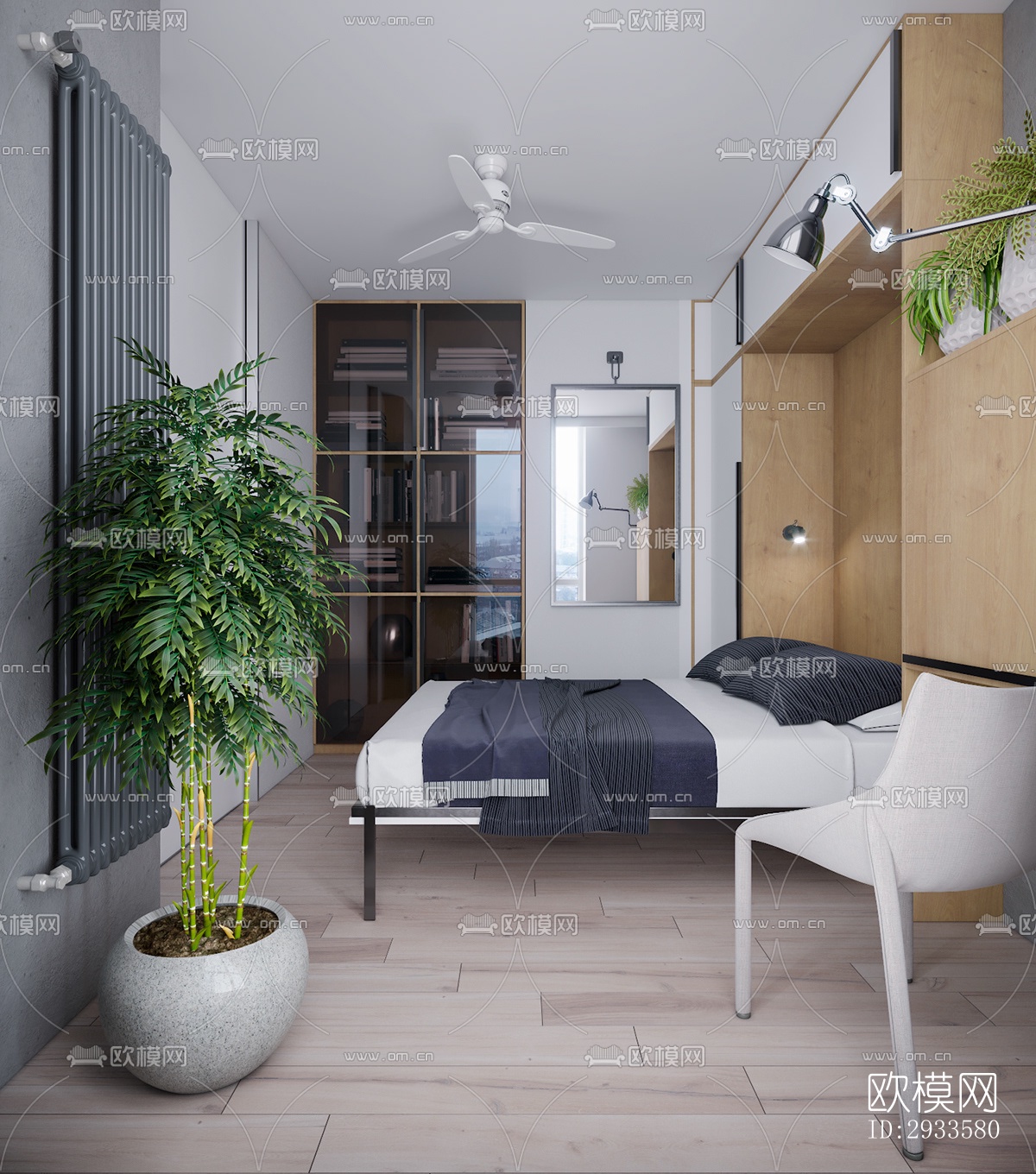 北欧公寓效果图下载（渲染图11）