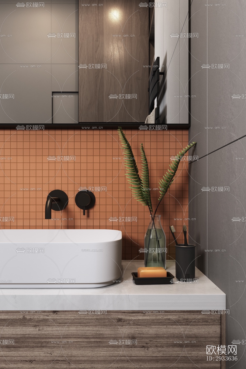 北欧公寓效果图下载（渲染图11）