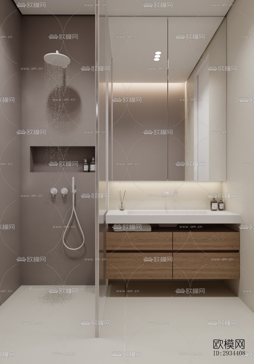 北欧平层效果图下载（渲染图12）