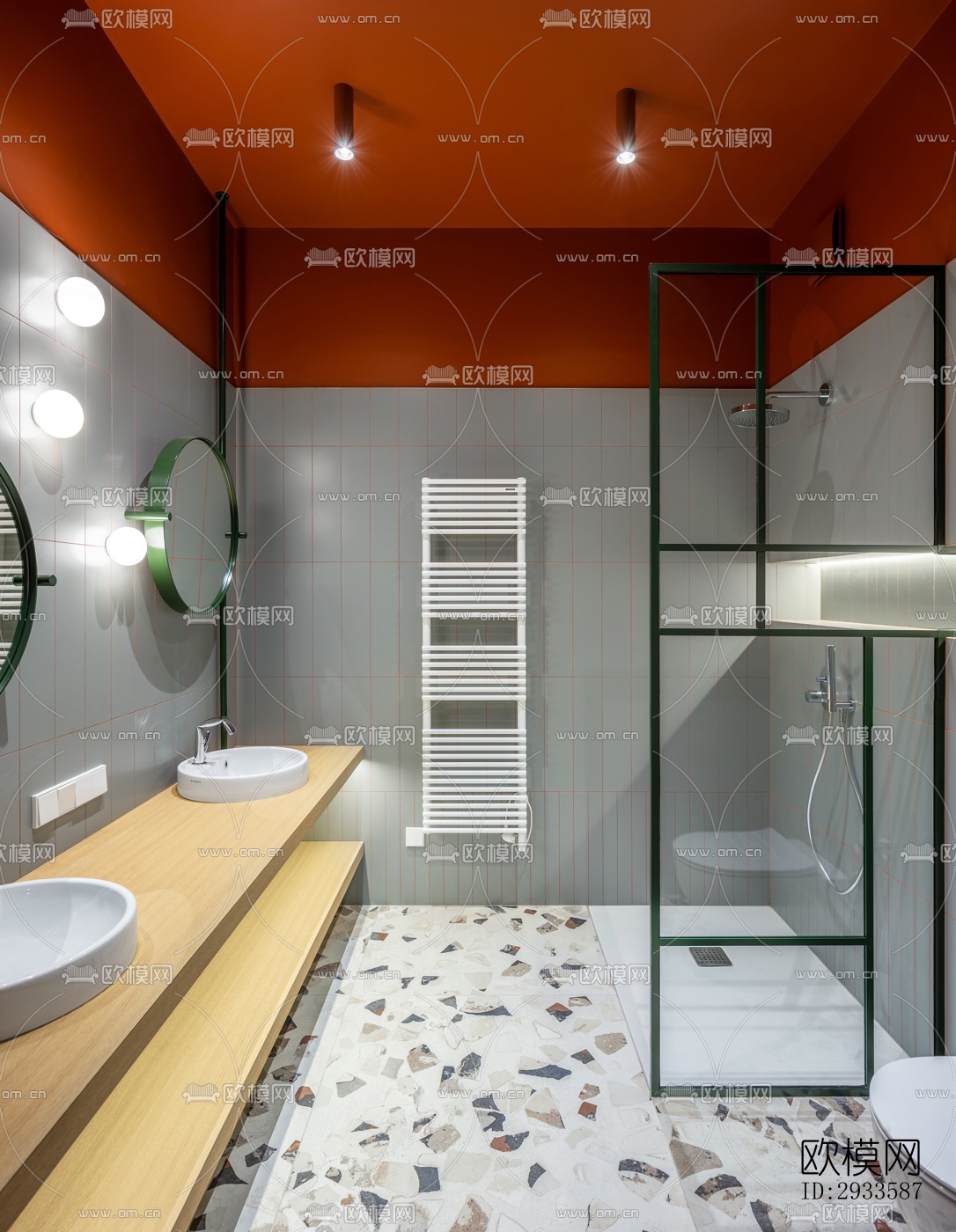 北欧公寓效果图下载（渲染图2）