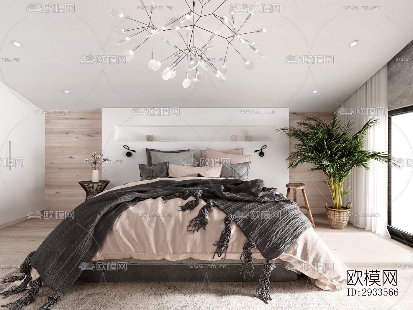 北欧公寓效果图下载（渲染图19）