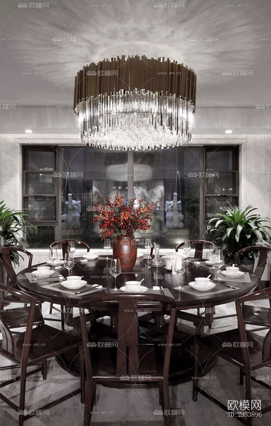 新中式别墅效果图下载（渲染图17）