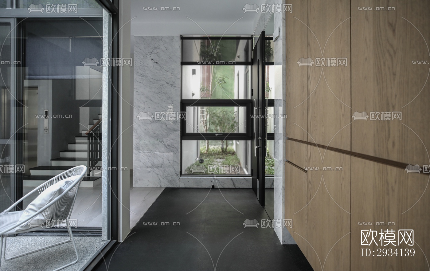 现代别墅效果图下载（渲染图17）