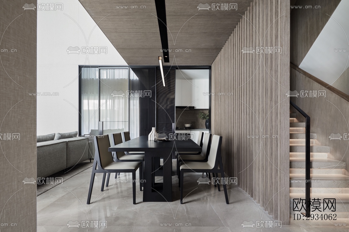 现代别墅效果图下载（渲染图9）