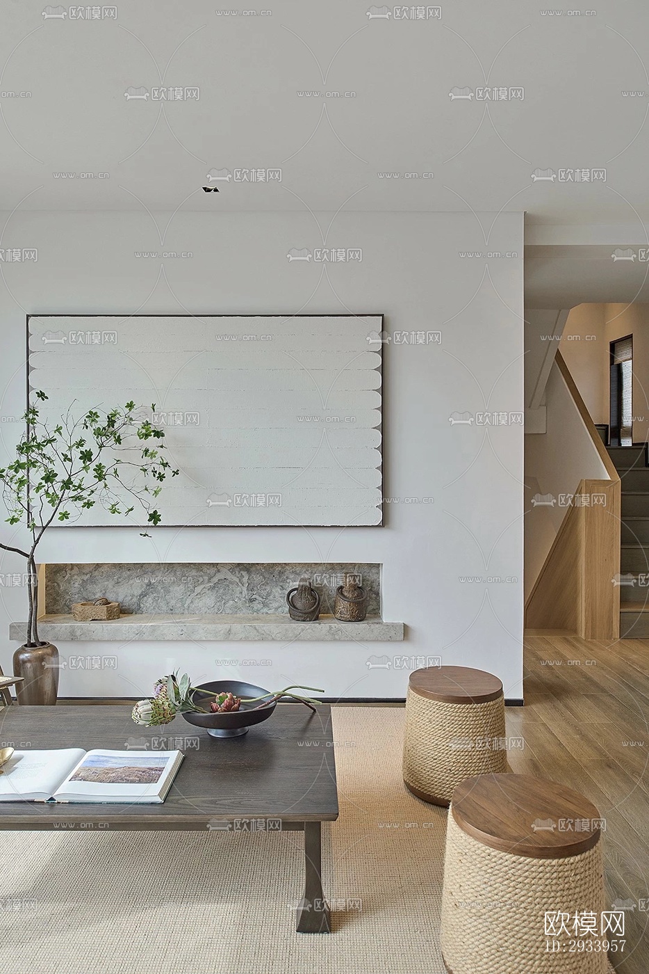 新中式别墅效果图下载（渲染图14）