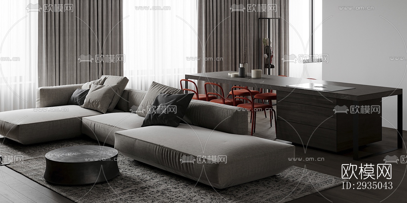 高级灰平层效果图下载（渲染图9）