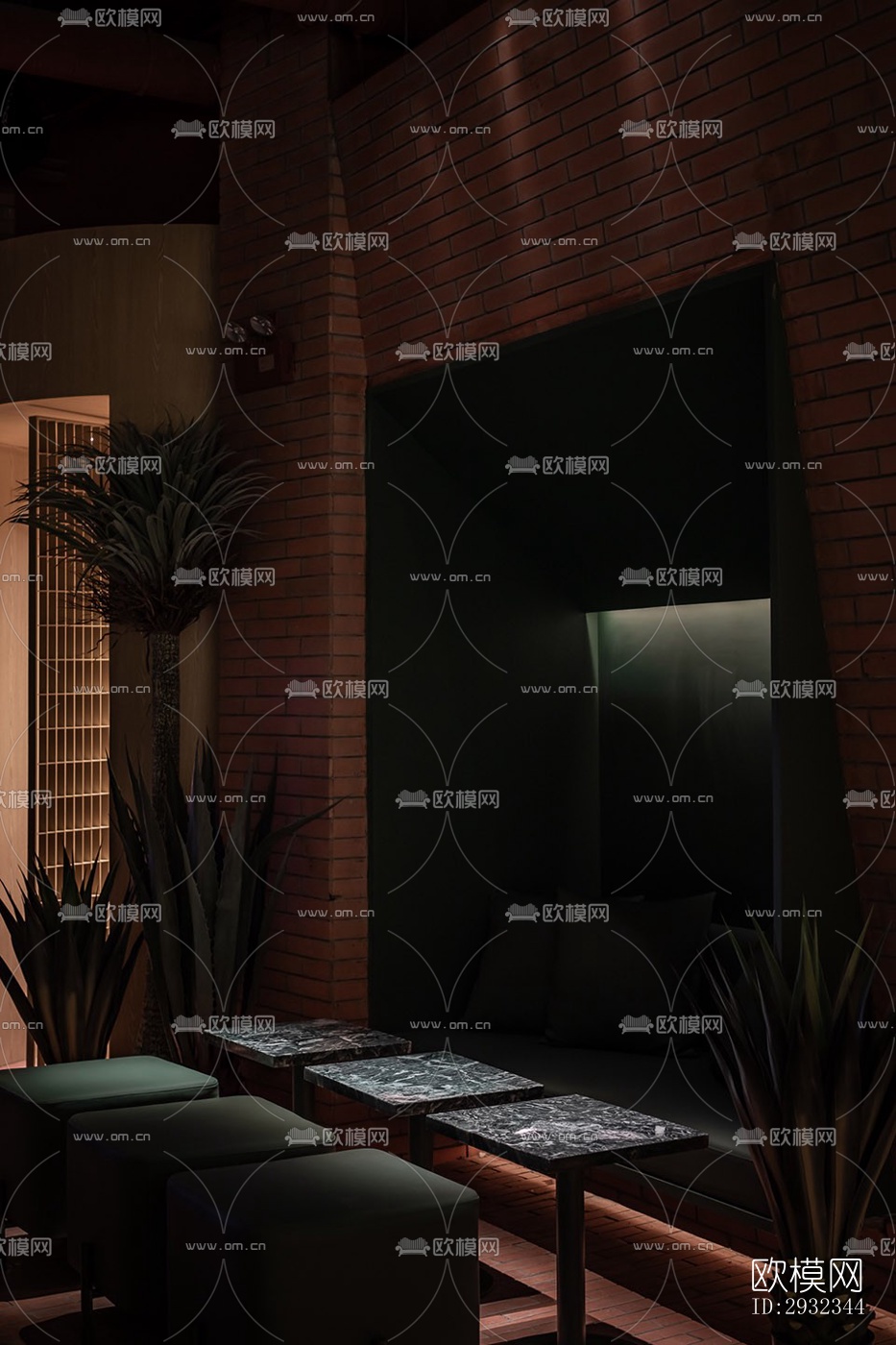 工业风酒吧效果图下载（渲染图4）