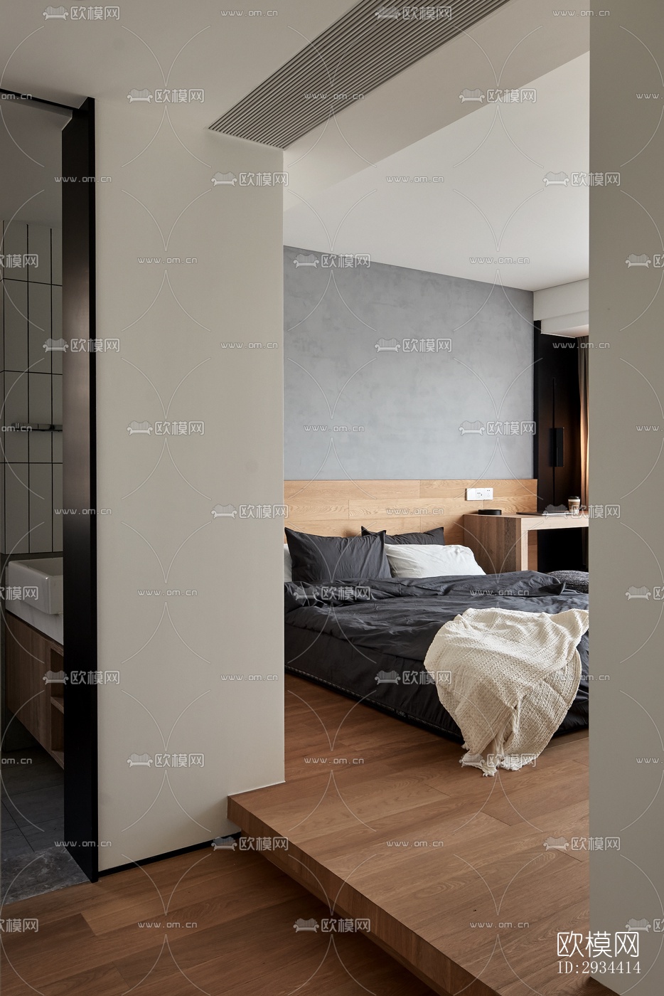 北欧平层效果图下载（渲染图6）