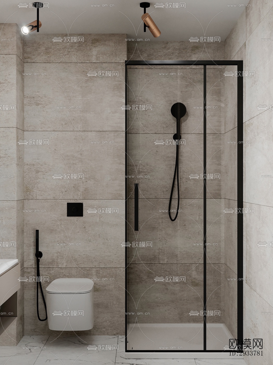 现代公寓效果图下载（渲染图10）