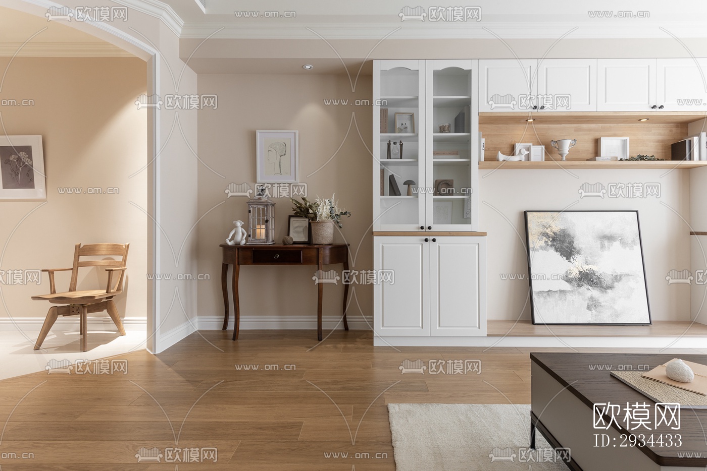 北欧平层效果图下载（渲染图4）