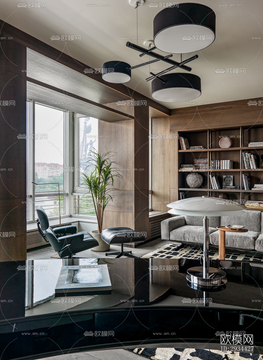 北欧平层效果图下载（渲染图9）