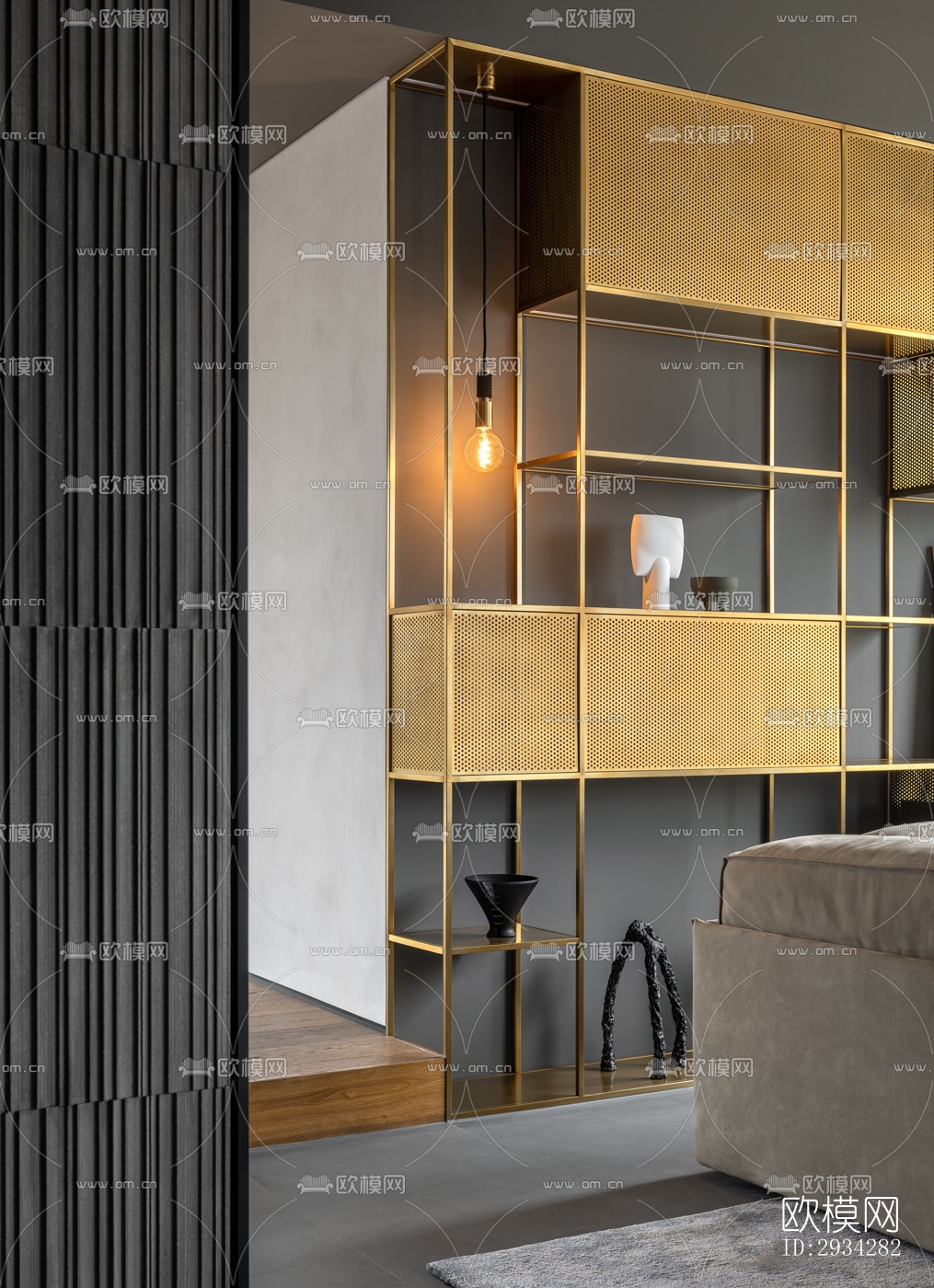 现代复式效果图下载（渲染图3）