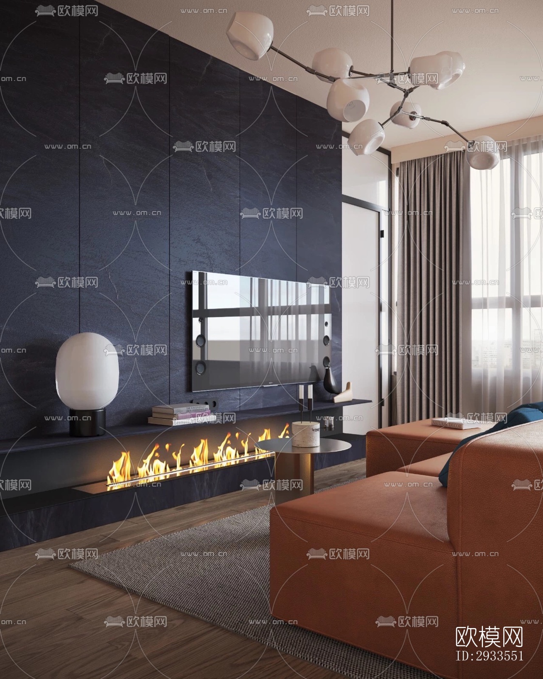 北欧公寓效果图下载（渲染图13）