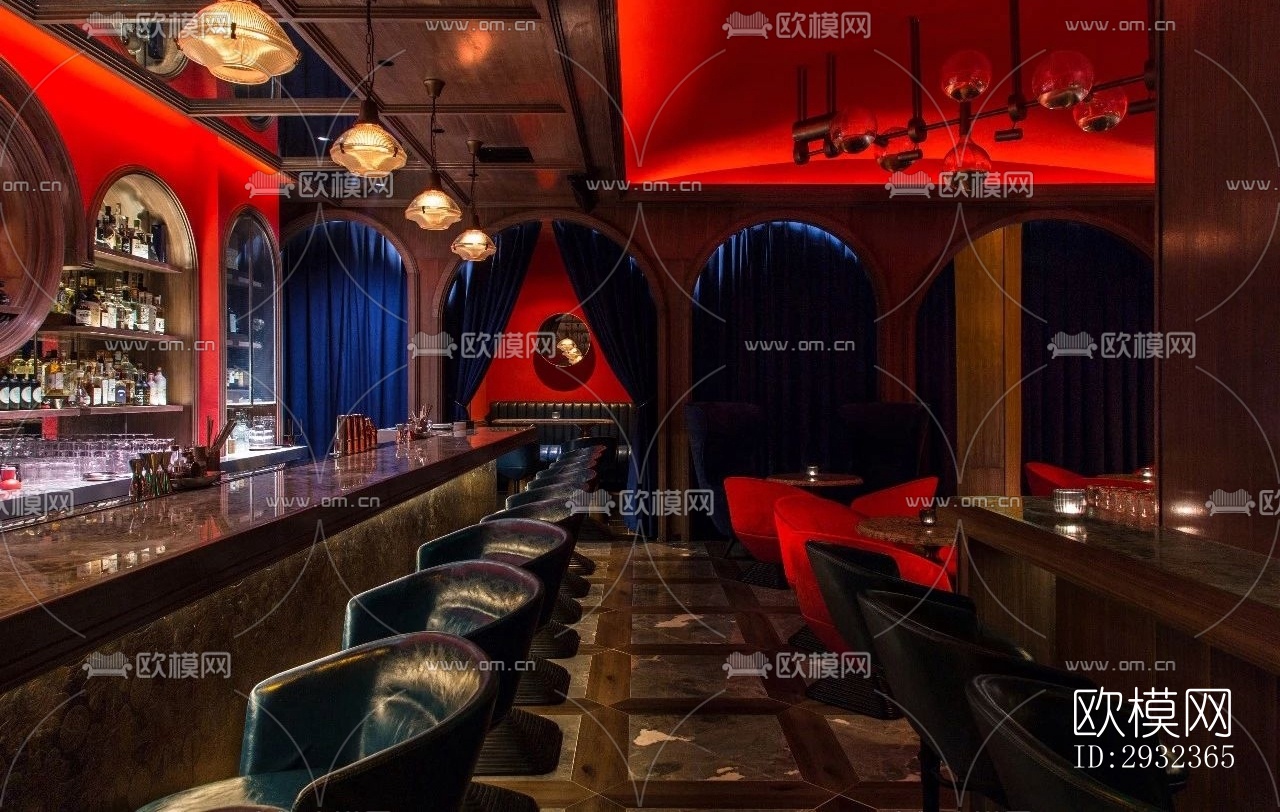 欧式酒吧效果图下载（渲染图15）