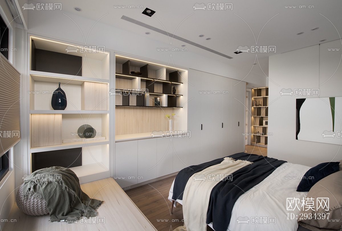 北欧平层效果图下载（渲染图9）