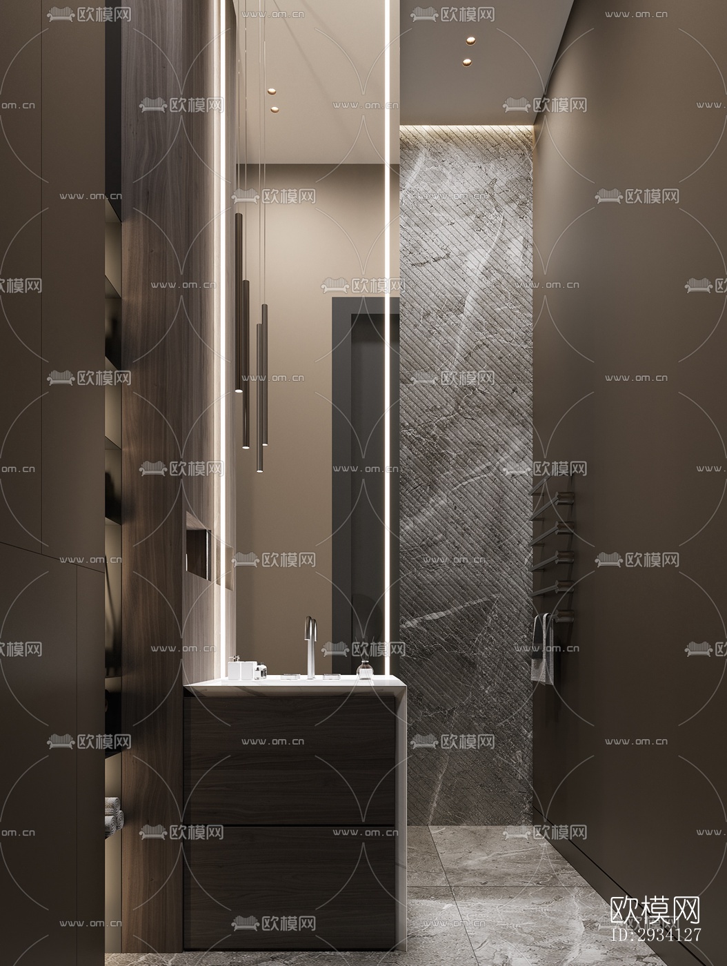 现代别墅效果图下载（渲染图11）