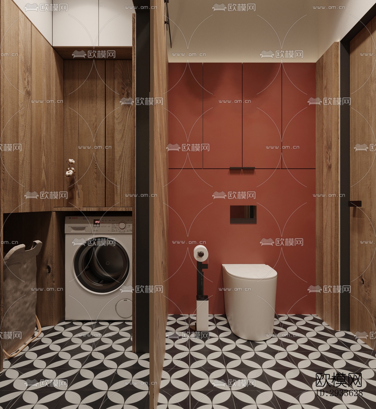 北欧公寓效果图下载（渲染图17）